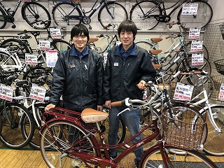 自転車を販売しています